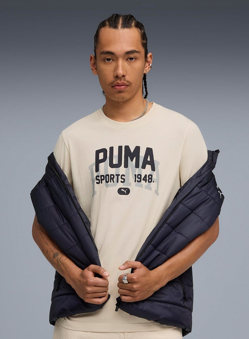 PUMA Men's Graphic Varsity Tee - Image 1